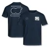 2022-2023 F1 Takım Sürücüsü T-Shirt Formül 1 Yarış Erkek Tişört Motor Sporları Yaz Erkek Kadınlar Günlük Nefes Alabası T-Shirts Jersey Özel