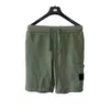Bolsillos laterales Terry Fleece Shorts Cordón bordado pantalones de chándal Sport Fleece Short 64651
