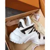 2024 Senaste modell som säljer senaste designer Mens Women Casual Dad Shoes Sneakers Vacker Platform Arch Walking Leather Patchwork Dress Tennis Chaussures Storlek 81