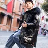 Crianças meninos crianças jaqueta de inverno moda adolescente com capuz parka acolchoado lojas de roupas mais grossas para a área de roupas meninas J220718