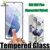 Samsung S24 S23 Ultra S22 S21 Plus Clear Screen Protector 2.5d HD Clear Front Protective Film Izeso 용 지문 잠금 해제