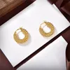 Dames Golden Ear Studs Hoge kwaliteit Earring Modemerkontwerpers Oorbellen