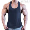 Men S Sportswear Tank Top Gym Singlet Training Bodybuilding Streetwear Male mouwloze fitnessvest 220624