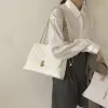 Grande capacité sac à bandoulière femme 2021 luxe mode chaîne sac à bandoulière femmes marque Design PU cuir sous les bras grand sac à main