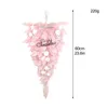 Christmas Decorations Home Wall Hanging Upside Ornaments Door Hanger Down Plastic Pink Upside-down Tree Artificial FlowerChristmas