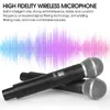 Draadloze Microfoon Voor SHURE UHF 600-635 MHz Professionele Handheld Microfoon voor Karaoke Kerk Show Meeting Studio Opname GLXD4 W220314