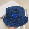 2022 мужская дизайнерская шляпа-ведро сине-черная джинсовая мужская дизайнерская шляпа от солнца уличная модная женская роскошная шляпа от солнца6989689