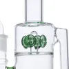 Inline Perc Heady Glass Bong Sprinkler Shishs Water Pipes Pilzkreuz -Perkolator DAB Rig Öl Rigs 18mm Weibchen Gelenk mit Aschefänger WP2233