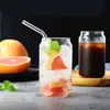 ABD Stok 12oz Cola Cam Fincan Çay Meyve Sütü Kahve Kupa Yüksek Bira Tatlı Soğuk İçecek Cam Yaratıcı İçki Ev Mutfak Malzemeleri 0316