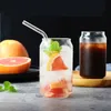 US Stock 12oz Cola Glass Cup kan theesap Melk koffie Mok Hoog bier Dessert Koud drankje Glas Creatief Drinkware Huis Keukenbenodigdheden 0316