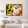 Pop Art Roy Lichtenstein Artwork Poster Canvas Art målning Abstrakt väggkonst Bilder för vardagsrum Hallvägg Heminredning7592338