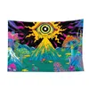Mandala psychedelische paddestoelen tapijten muur hangende Boheems tapijtmeisje slaapzaal esthetiek kamer huisdecor9522163