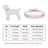 Personalized Dog Collar Leather Dog Puppy Collars With Customized Name Tag Adjustable Cat Collar For Small Medium Dogs Cats 220610