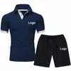 Custom Suit Men s Summer Casual Outdoor Running Quick drying Polo Shirt Solid Color Matching Sports S 4XL 220704