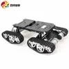 Szdoit TS400 Large Metall 4WD -Roboter -Roboter -Tank -Chassis -Kit verfolgt Crawler -Schockabsorbing Roboterausbildung Schwerlast DIY für Arduino 2261q