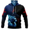 Erkek Hoodies Sweatshirts Jesus Lion 3d Baskılı Harajuku Moda Sweatshirt Kadın Erkekler Sıradan Pullover Hoodie Maskesi Sıcak Damla 02men's