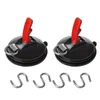 Car Organizer 1/2 Pcs Heavy Duty Vacuum Suction Cup Plate Anchor Camping Tarp Accessory For Side Awning Outdoor Gear Tool
