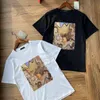 Nuevo Balanace Francia París Moda Mezcla de algodón Camisetas Letra impresa Hombres Mujeres Mangas gráficas 2B Ropa Balanace Casual Nueva camiseta Balanace Cuello redondo 7694