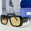Óculos de sol da pista 1251s quadrados e retângulo para homens óculos de sol de quadro retangular com proteção G UV400 Tamanho da qualidade superior 54-21-145