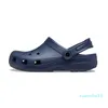 Storlek M4-M11 Buckle Designer Sandals Slippers Croos Slides Classic Mens Triple Black White Khaki Navy Blue Waterproof Shoes Nursing1756459