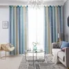 Curtain & Drapes Roman Curtains For Living Room Tulle Bedroom Double Layer Blackout Home Star Roller Blinds On The WindowCurtain