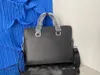 Borsa da lavoro a tracolla da uomo in 4 stili Borse a tracolla casual Borse da viaggio retrò in nylon Nero e blu HQP262290m