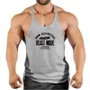 Erkek Tank Tops Salon Giysileri Erkekler için Vücut Geliştirme Gömlek Fitness Giyim Stringer Erkekler Yelek Kaslı Adam Kolsuz Sweatshirt