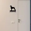 Porte-clés Brittany Dog Hanger - Art mural en métal de 6 pouces de large