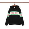 22ss Designers Sweaters Mens Womens Red green stripe 1921 Hoodies letter print Man Paris Fashion Tee Top Quality Tees Street long Sleeve black