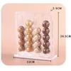 48pcs شفافة أكريليك كبسولة كبسولة حامل التخزين رف القهوة Nespresso Pod Tower Shelf 220509