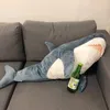 2022 Ah-woo Shark Oreiller en peluche Toy Sharks Action Figure Doll Doll Sleeping Sleeping Doll Cushion