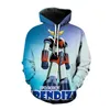 MEN039S Hoodies Sweatshirts UFO Robot 3D Baskı Sweatshirt Goldorak Anime Grendizer Hoodie Erkek Kadın Moda Sokak Giysesi Haraju1322169