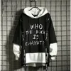 Men's Hoodies Fashion Hoodie Men Casual Letter Printing Crewneck Lounge Wear Streetwear Spring Summer Thin Hip Hop Anime Cloth Imon22