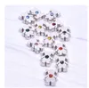 60PC/lot Cute Multicolor Birthstone Girl charm Floating Locket Charms Fit For Magnetic Living Locket Pendant Fashion Jewelrys