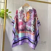 Women's Blouses & Shirts Summer Vintage Print Satin Women Casual Loose Astrolabe Tops Blusas Rojas MujerWomen's