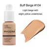 Concealer Make -up Basis Cream gezichtsfundering Poederolie Controle Langdurige opvoeding dagelijkse make -uphuid 110 #truffel