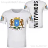 Somalia t shirt diy gratis anpassad po namn nummer som t-shirt nation flagga soomaaliya federala republiken somaliska trycktextkläder 220702