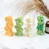 3D Flower Silicone Candle Mold Estetic Handmade DIY Pillar doftljus som gör Kit Chocolate Cake Fondant Mold 220629
