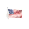 10 PCS LOT Fashion Design American Flag Brosch Crystal Rhinestone 4 juli USA Patriotic Pins For Gift Decoration284C