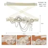 Belts Design Handmade Wedding Bridal Belt Exquisite Pearl Rhinestone Tassel Chain Girdle Fashion Embroidery BeltBelts