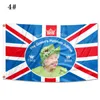 Rainha Elizabeth II Platinums Jubileu Flag 2022 Union Jack Flags O Queens 70th Anniversary British Lembrança CPA4203