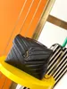 7A Дизайнерская сумка высшего качества через плечо Matelasse Bags 494699 Flap Sunset Chain Сумка на плечо Стеганая натуральная кожа Роскошные сумки женский кошелек кошелек