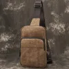 Waist bag 2021 Fashion Men's Cht Single Shoulder Msenger Cow Leather Diagonal Bag
