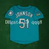 qqq8 Air01 1994 1997 Retro 24 Ken Griffey Jr. Jersey 3 Alex Rodriguez 19 Jay Buhner 51 Ichiro Suzuki 11 Edgar Martinez Cucito Verde Bianco Grigio Blu