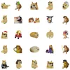 50Pcs/Lot Cartoon Funny Dog Meme Stickers Doge graffiti Stickers for DIY Luggage Laptop Skateboard Motorcycle Sticker