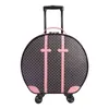 Personnalité mode pouces haute qualité simili cuir roulant bagages Spinner marque internationale valise de voyage J220707