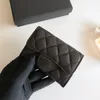 2022Ss F/W Classic Mini Flap Tiny Coin Purse Bags Caviar Calfskin/Lambskin Genuine Leather Card Holder Luxury wallets