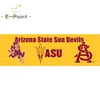 130GSM 150D Материал NCAA ARIZONA State Sun Devils Флаг флаг двойной печать 1,5*5 футов (45см*150 см) вязаная баннер