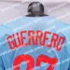 New Montreal Expos Jersey Vladimir Guerrero 2018 Hall Of Fame Patch 2000 Blue Red Mesh Grey White Button Fans Pinstripe Pullover
