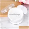 20G/50G Empty Travel Powder Case Clear Plastic Cosmetic Jar Make-Up Loose Box Container Holder With Sifter Lids And Drop Delivery 2021 Packi